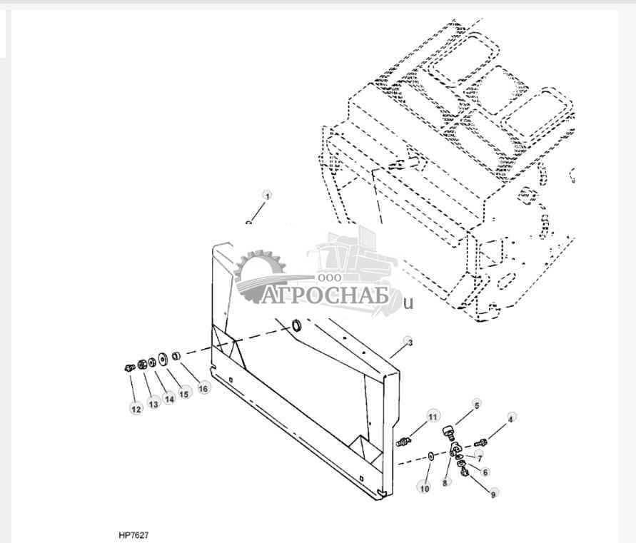 FEEDER HOUSE OUTER CLOSURE FRAME (SIDEHILL) 